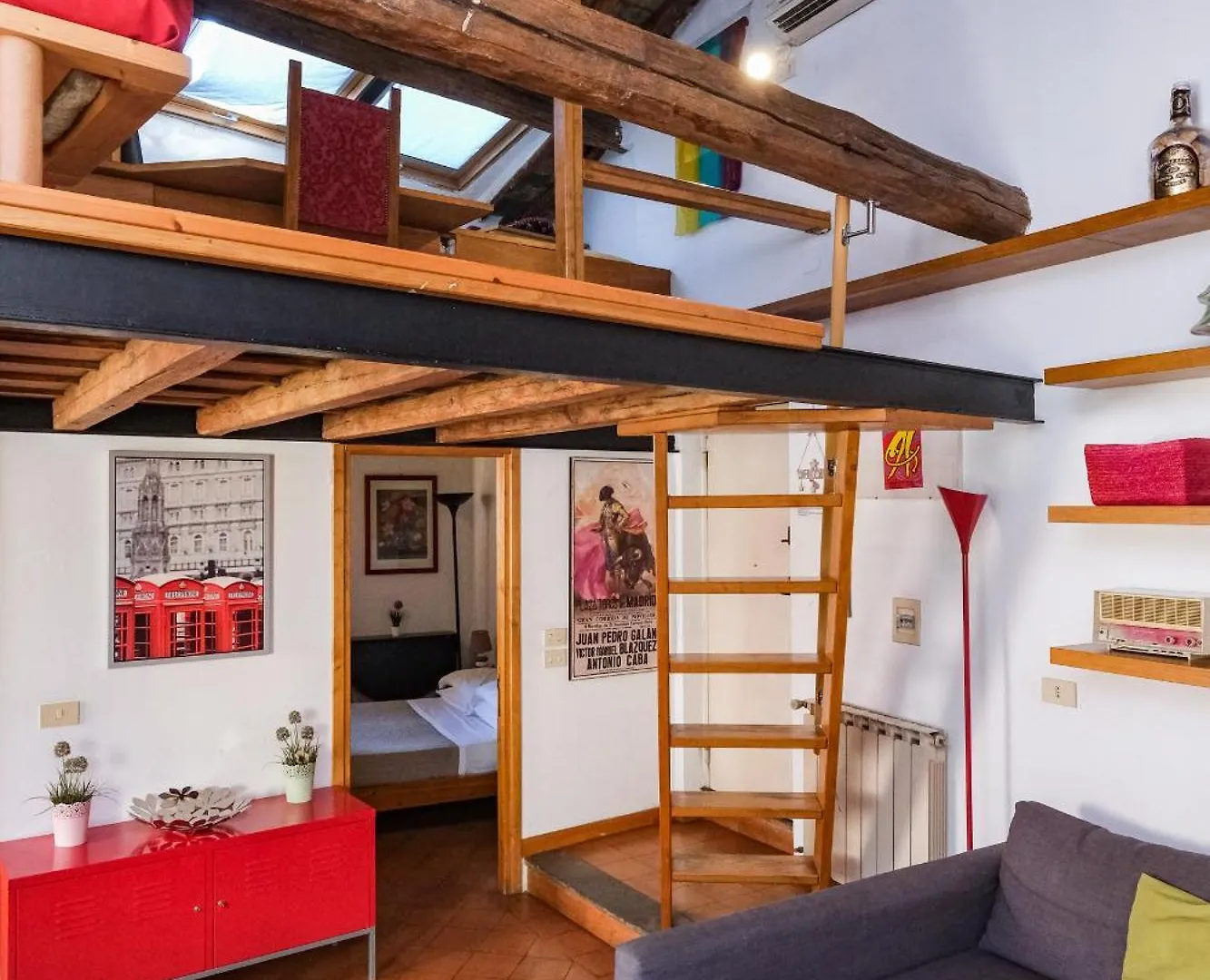 דירה Trastevere Characteristic Roman Home