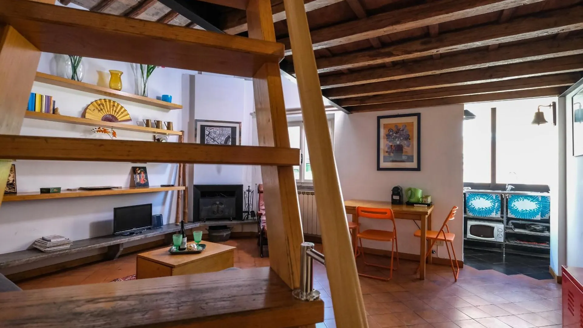 דירה Trastevere Characteristic Roman Home