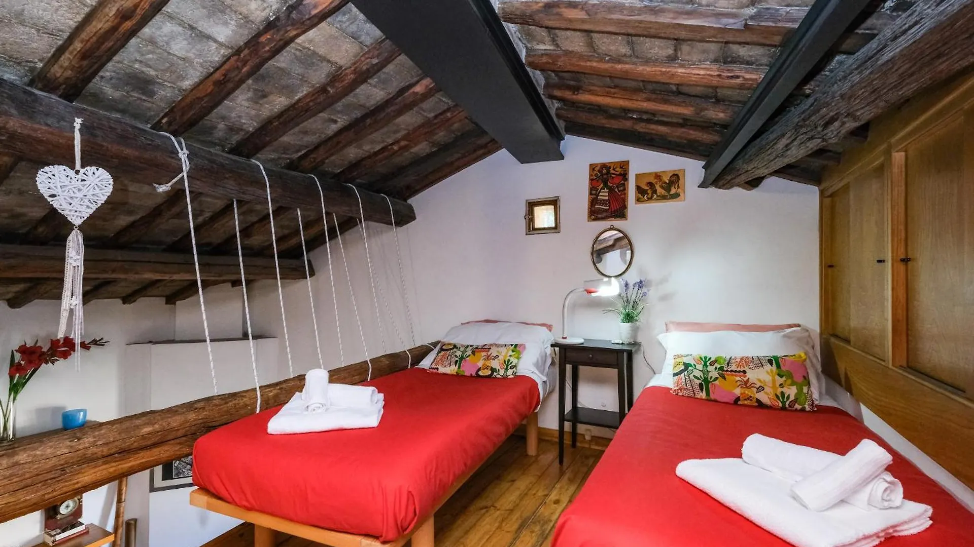 Trastevere Characteristic Roman Home דירה רומא