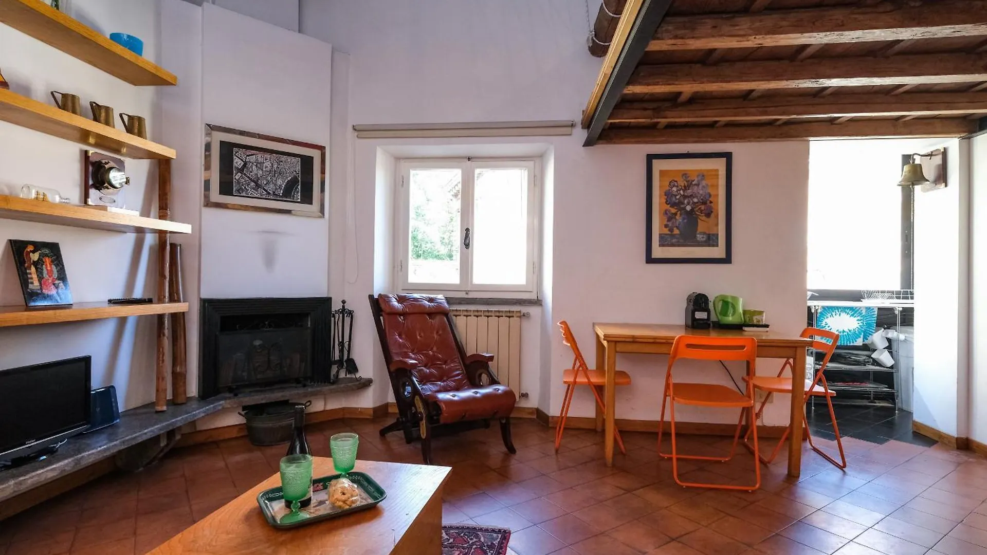 Trastevere Characteristic Roman Home רומא