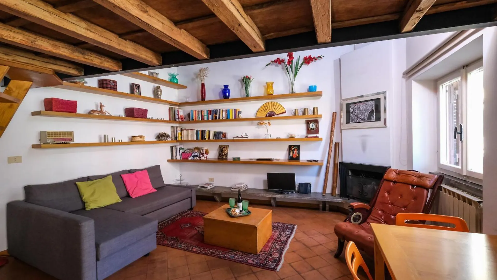 Trastevere Characteristic Roman Home Italie